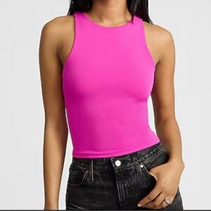 Express Body Contour High Neck Cropped Tank